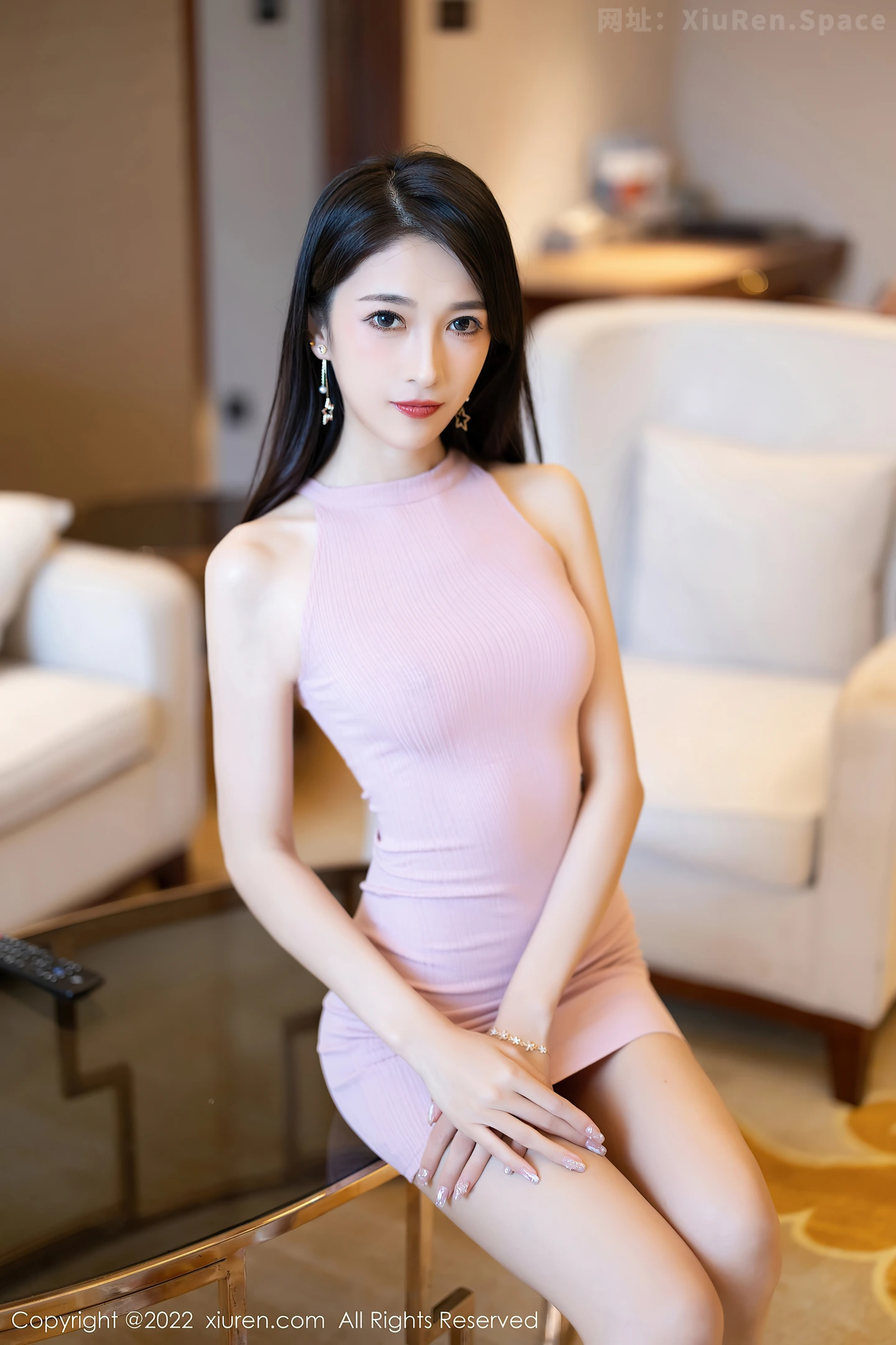 图片[6]-[XiuRen秀人网] VOL.5436 模特林乐一粉色收身衣+粉色轻透情趣内衣配超薄肉丝诱惑写真80P-秀人网官方网站